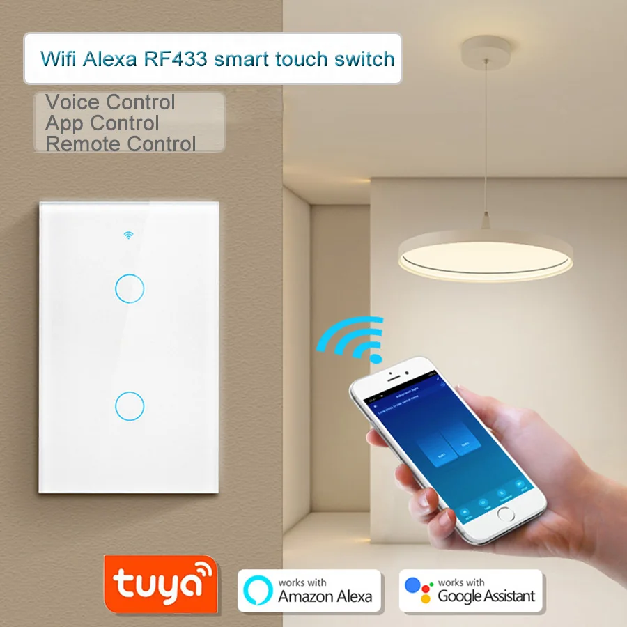 Smart Light Switch Wifi - Interruptor Inteligente WiFi Tuya Compatible con