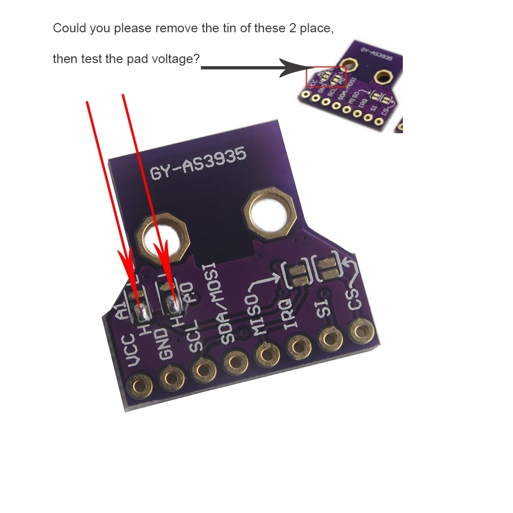 Sensor Kit Arduino - Módulo sensor detector de rayos GY-AS3935,