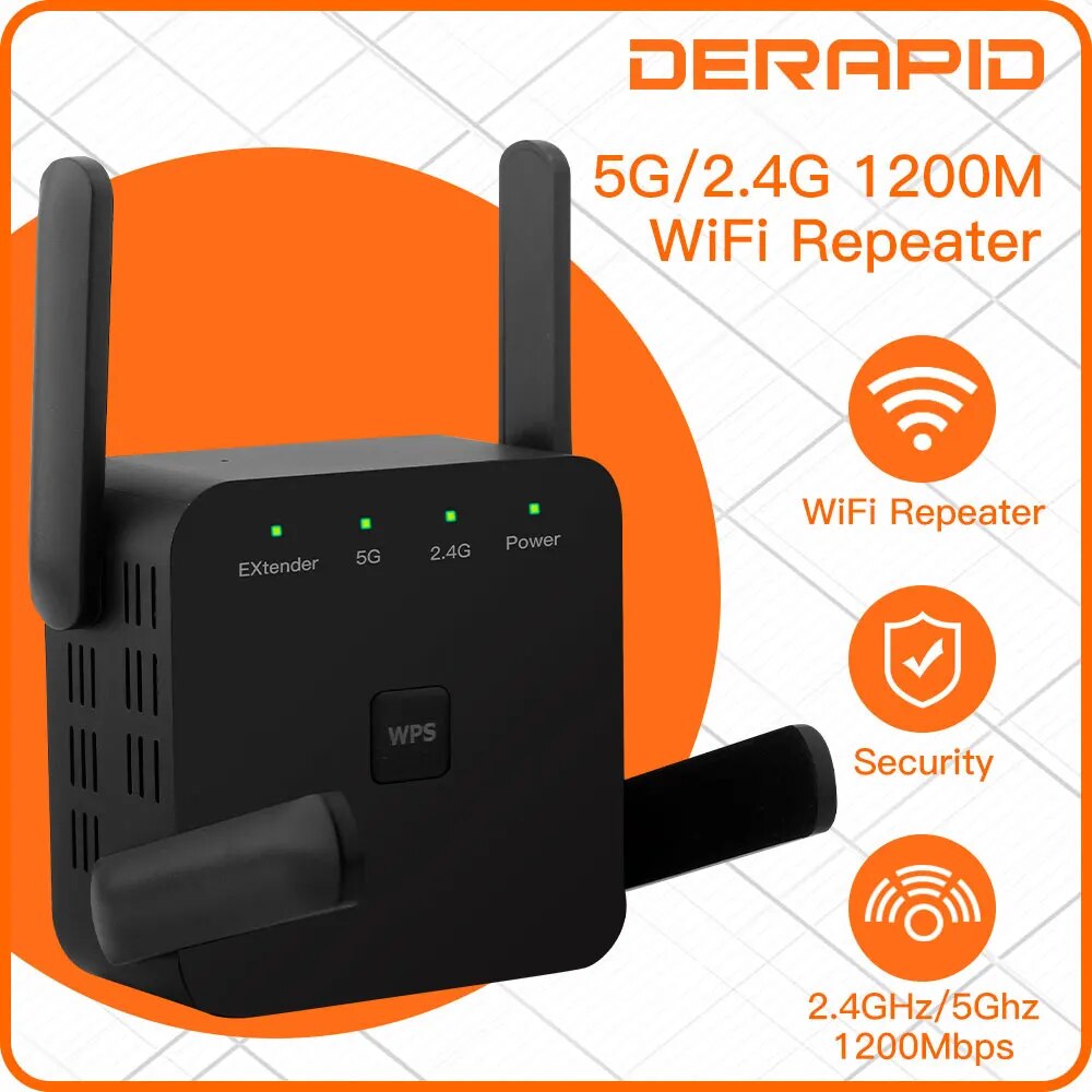 Wifi Smart Plug - Repetidor WiFi 1200Mbps 2,4 GHz/5GHz extensor