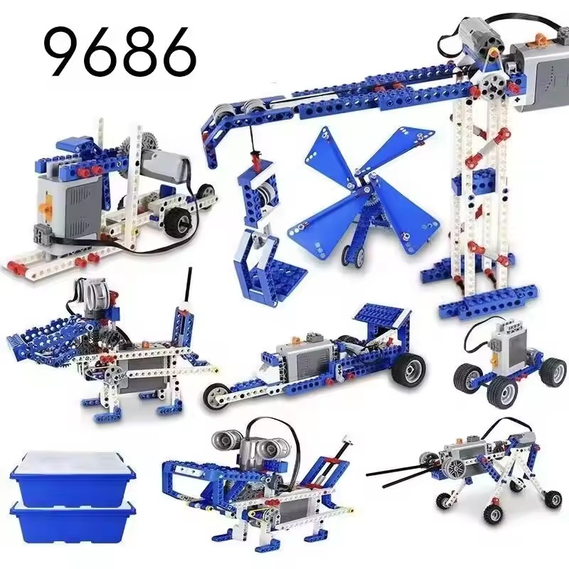 Stem Robotics Kit - Set educativo STEM 9686, bloques de