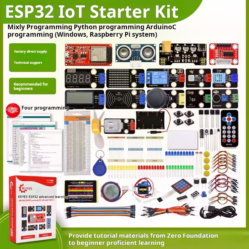 Iot Kit Beginner - Placa de desarrollo ESP-32, kit de