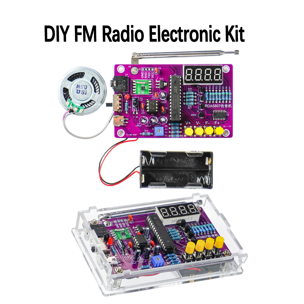 Electronics Project Kit - Kit Electrónico de Radio FM DIY,