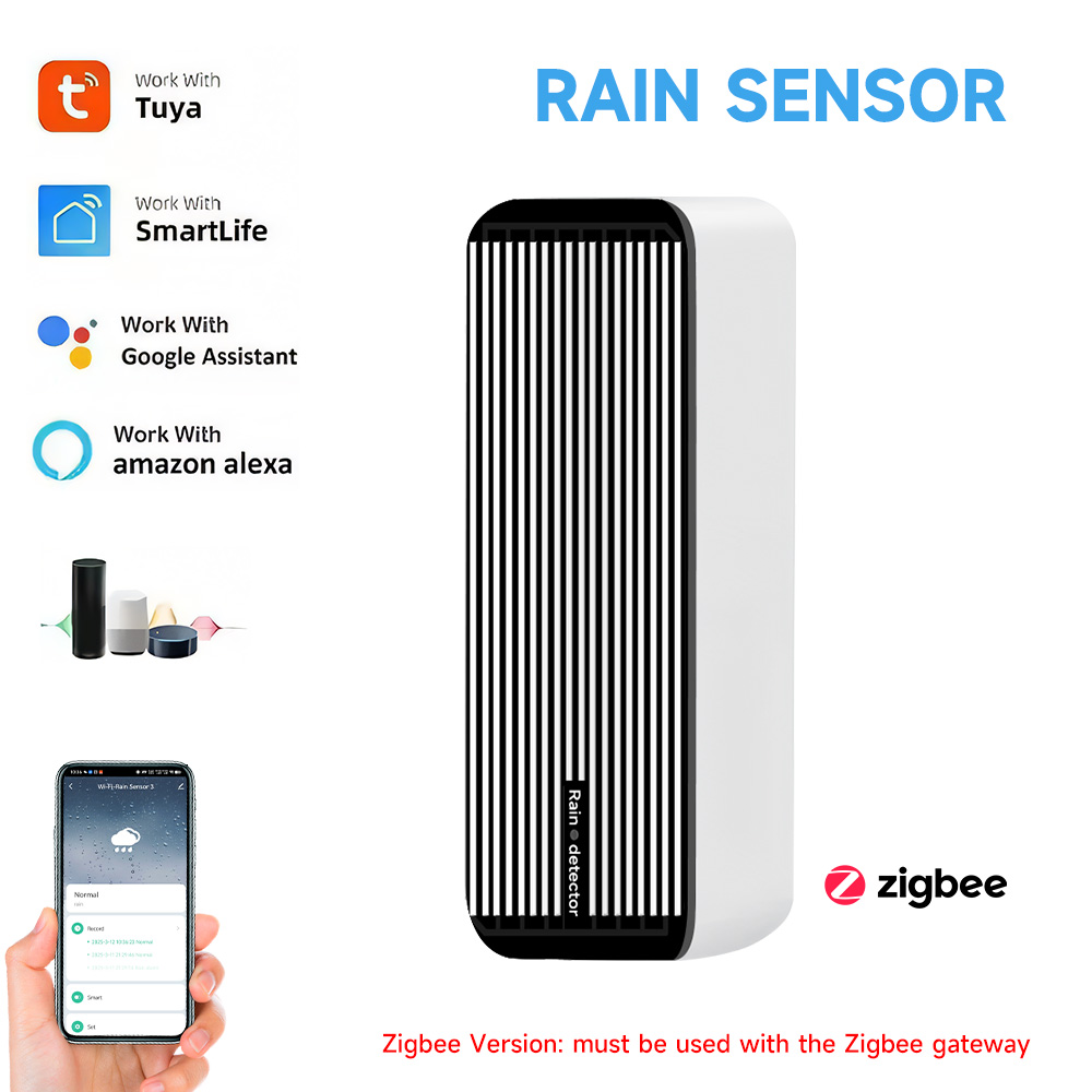 Smart Home Automation Kit - Sensor de lluvia Tuya ZigBee, Sensor