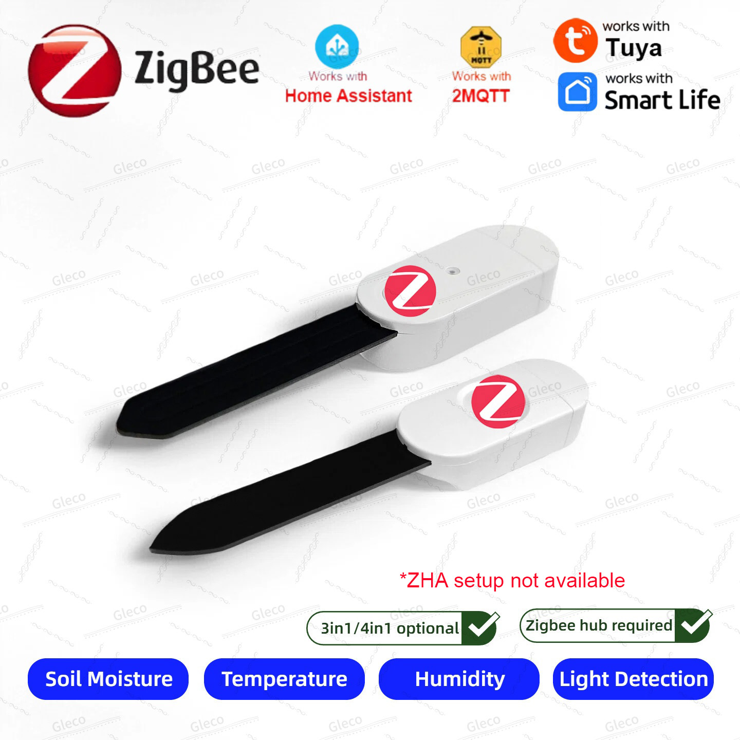 Smart Home Automation Kit - Sensor de humedad del suelo Zigbee,
