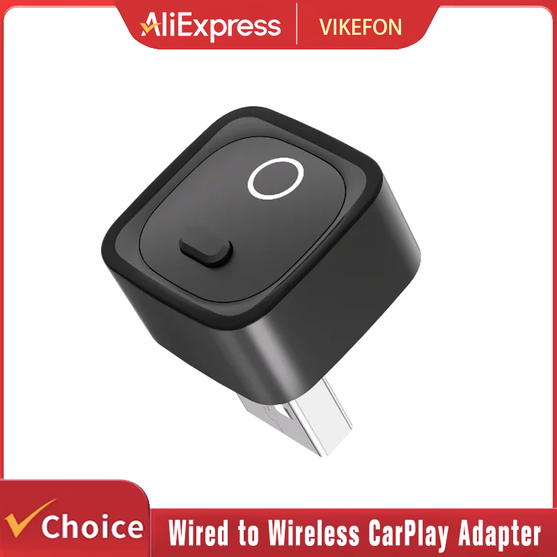 Wifi Smart Plug - Adaptador Inalámbrico CarPlay CA525-M Mini, Convertidor