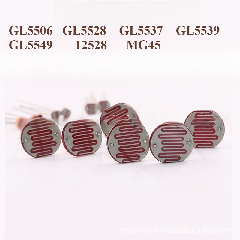 Sensor Kit Arduino - Fotorresistor LDR MG45 GL5539 5537 5549
