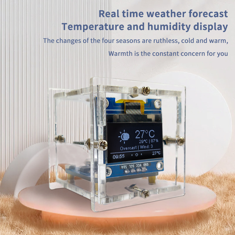 Kit de Reloj Meteorológico Min - Electronics Project Kit reseña y precio