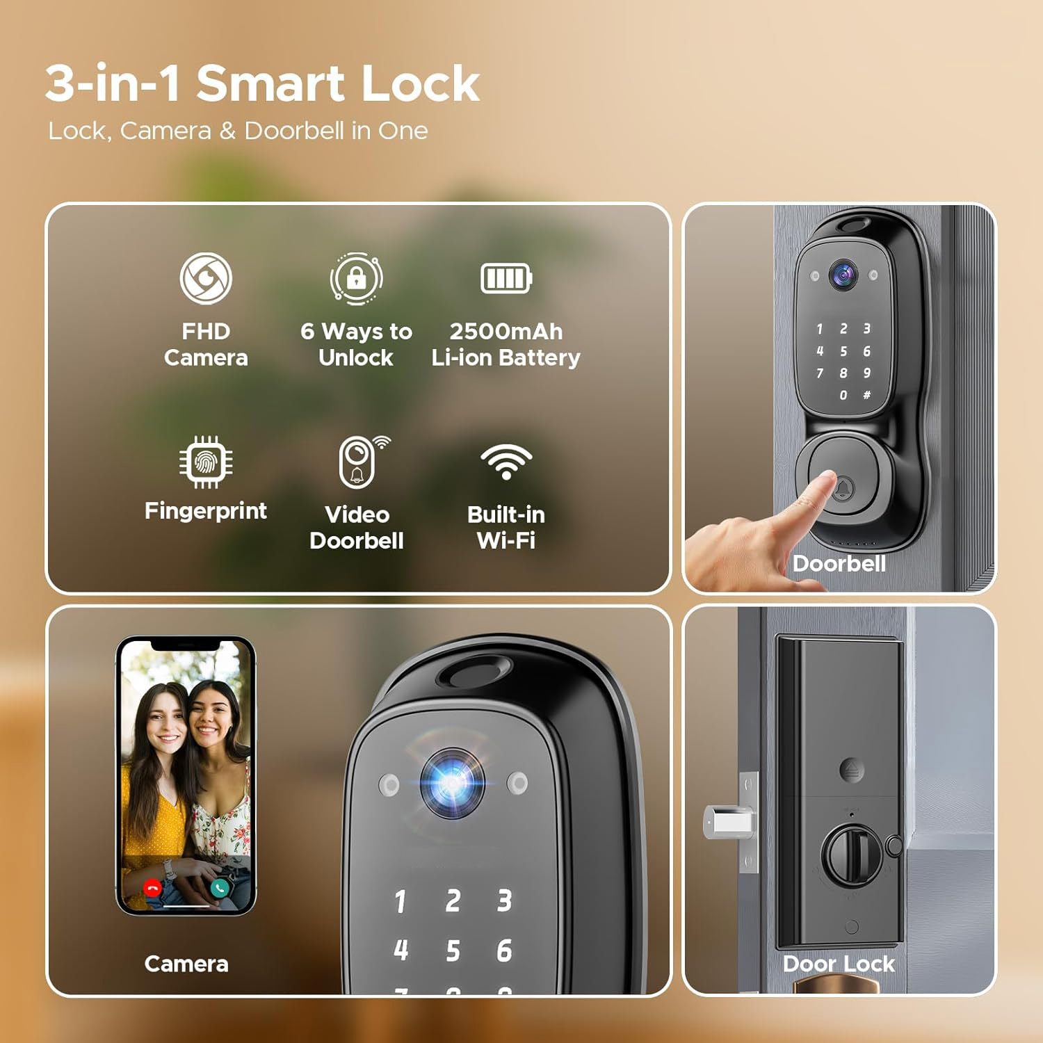 Cerradura Inteligente para Pue - Smart Door Lock Wifi reseña y precio