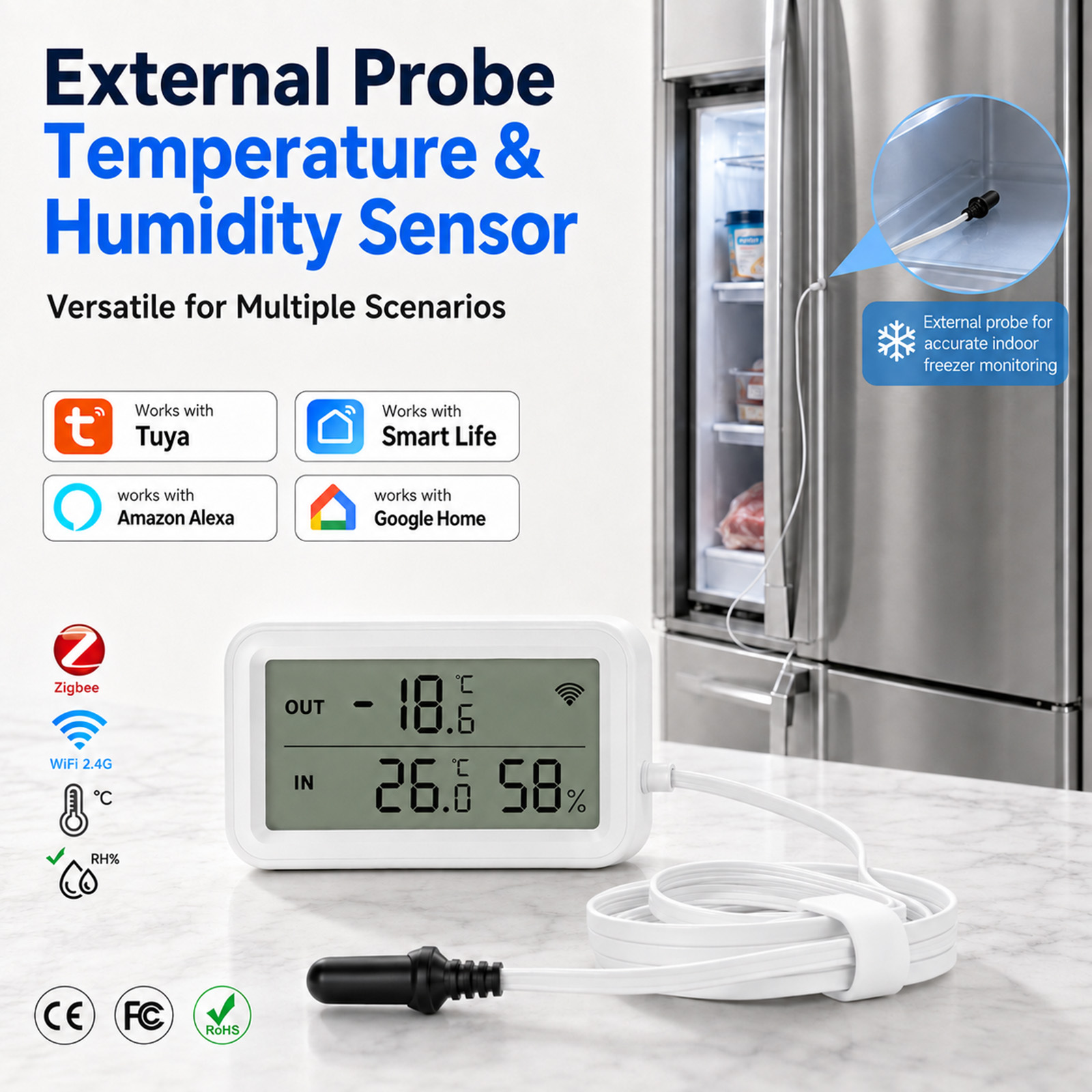 Sonda Externa Impermeable, Sen - Wifi Thermostat reseña y precio