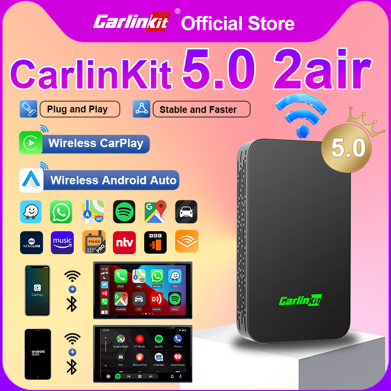 CarlinKit 5.0 Adaptador Inalám - Wifi Smart Plug reseña y precio