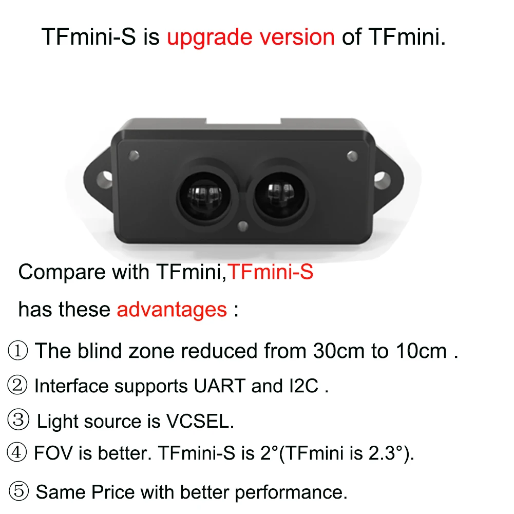 Sensor LiDAR Benewake TFmini-S - Sensor Kit Arduino reseña y precio