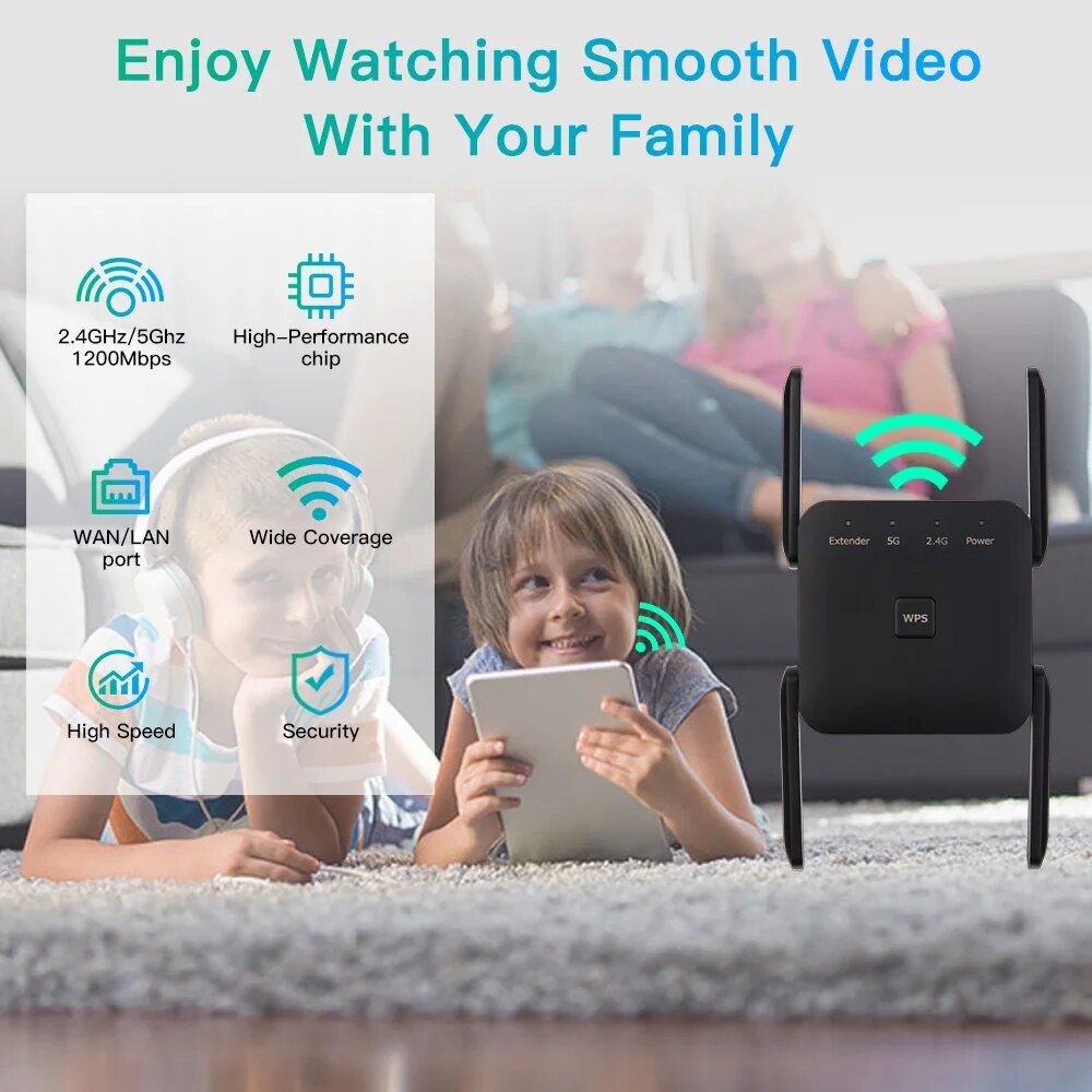 Repetidor WiFi 1200Mbps 2,4 GH - Wifi Smart Plug reseña y precio