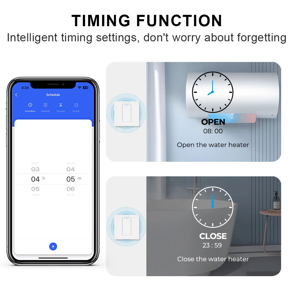 Interruptor de calentador de a - Smart Light Switch Wifi reseña y precio