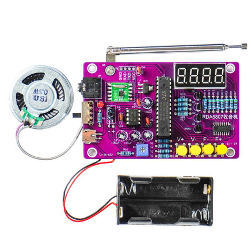 Kit Electrónico de Radio FM DI - Electronics Project Kit reseña y precio