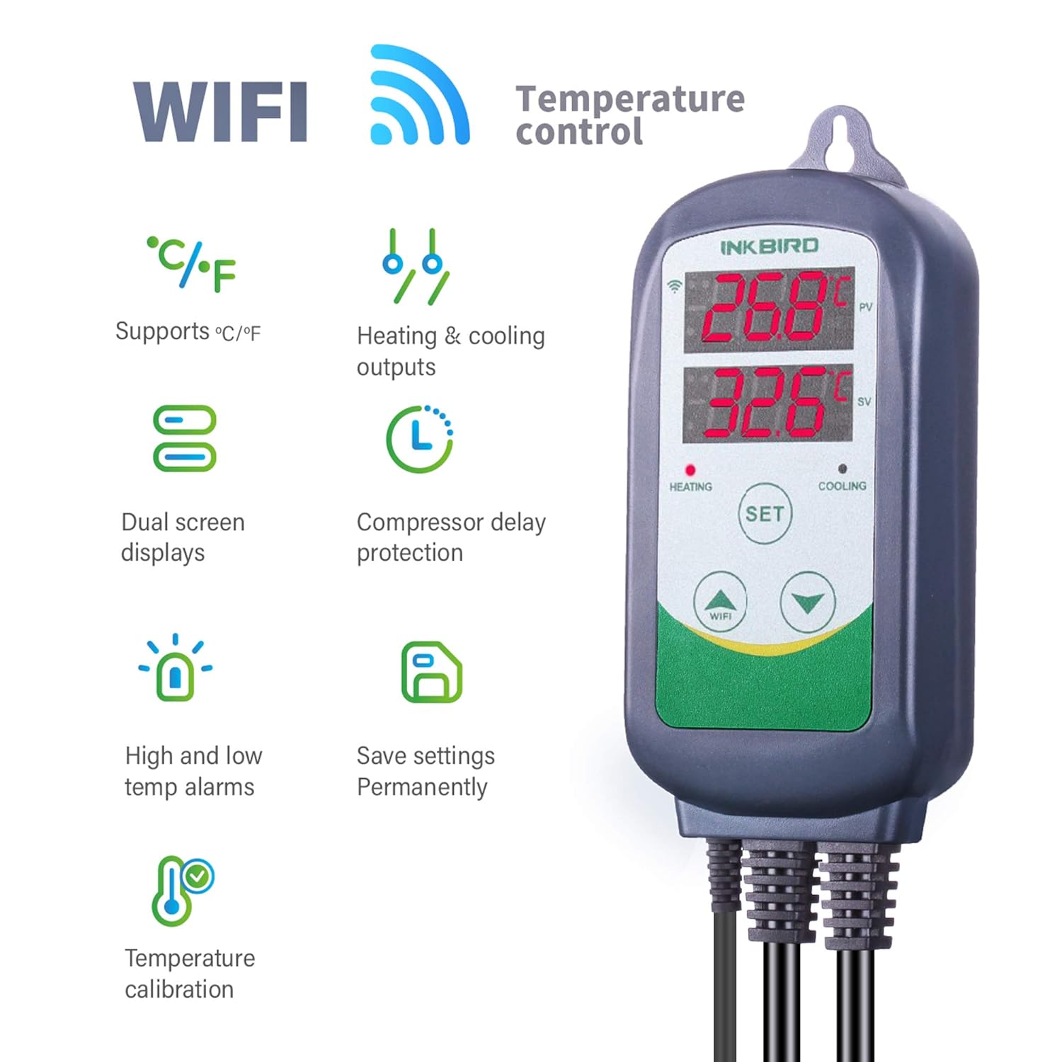 INKBIRD ITC-308-WiFi controlad - Wifi Thermostat reseña y precio