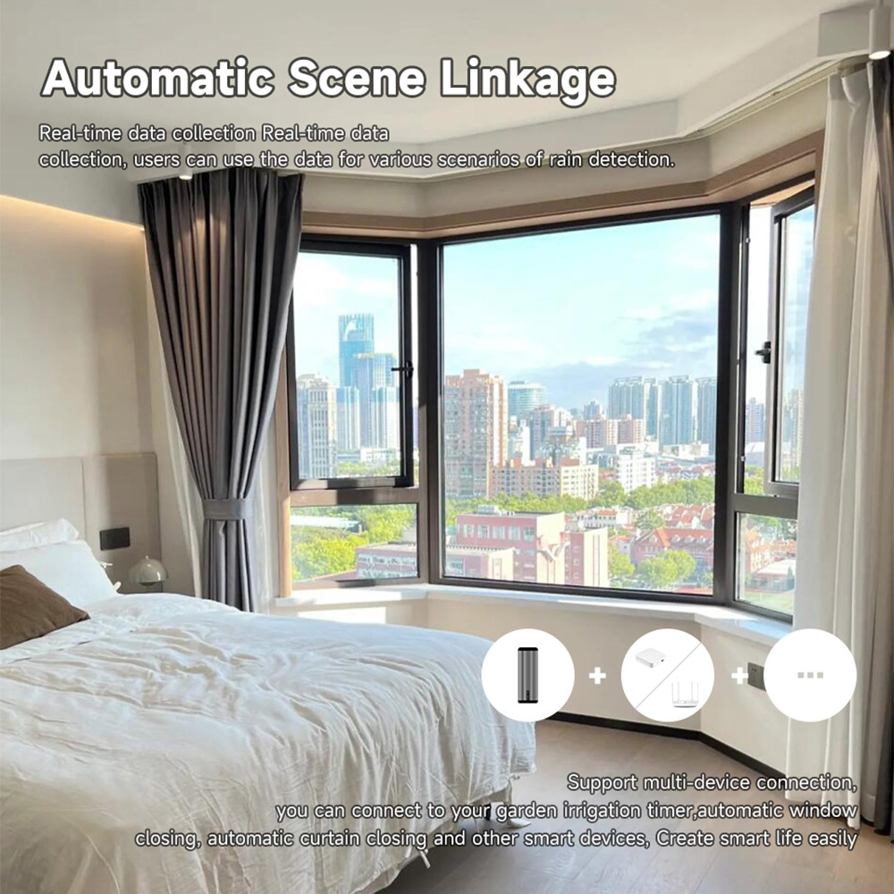 Sensor de lluvia Tuya ZigBee,  - Smart Home Automation Kit reseña y precio