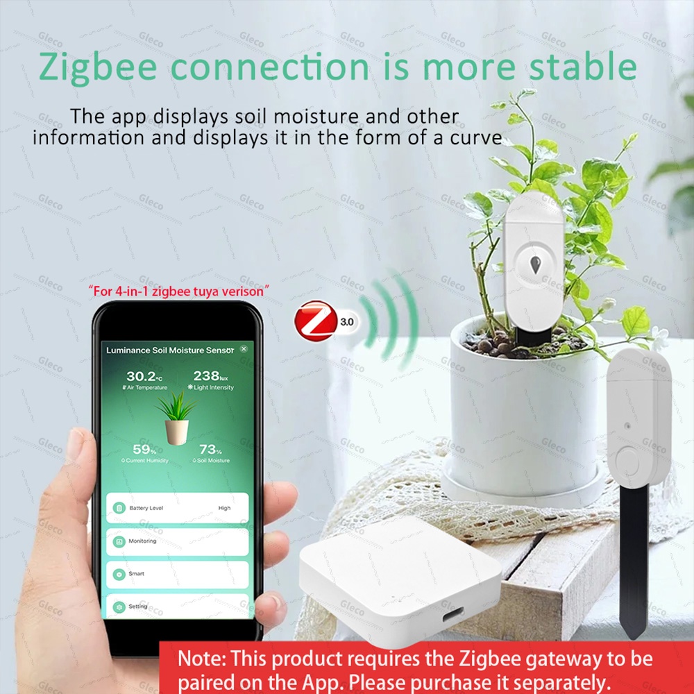 Sensor de humedad del suelo Zi - Smart Home Automation Kit reseña y precio