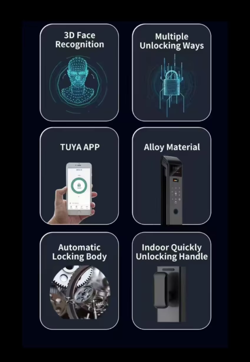 Cerradura Inteligente WiFi con - Smart Door Lock Wifi reseña y precio