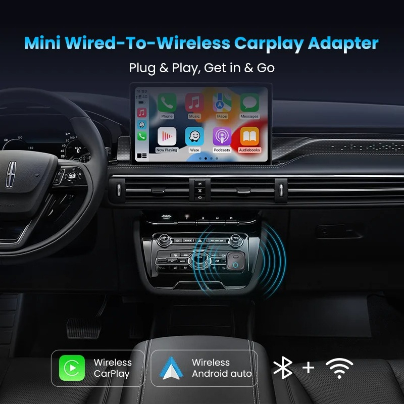 Adaptador Inalámbrico CarPlay  - Wifi Smart Plug reseña y precio