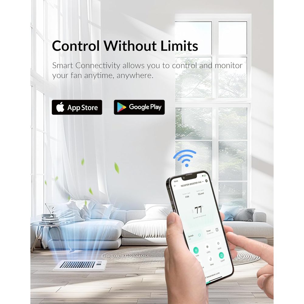 Ventilador de registro súper s - Wifi Thermostat reseña y precio