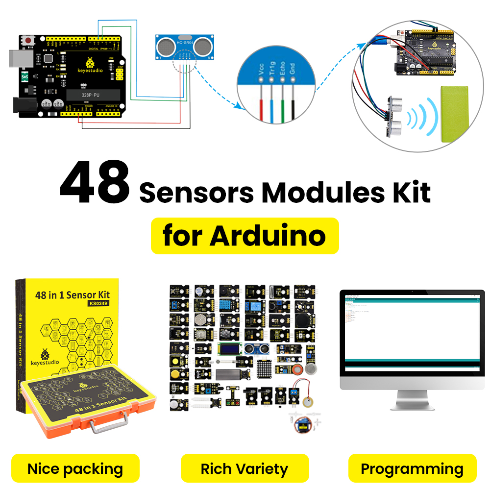 Kit de Iniciación con 48 Senso - Esp32 Smart Home Kit reseña y precio