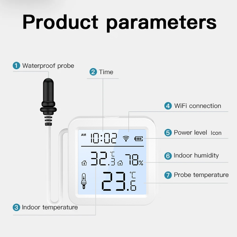 Sensor de Humedad y Temperatur - Wifi Thermostat reseña y precio