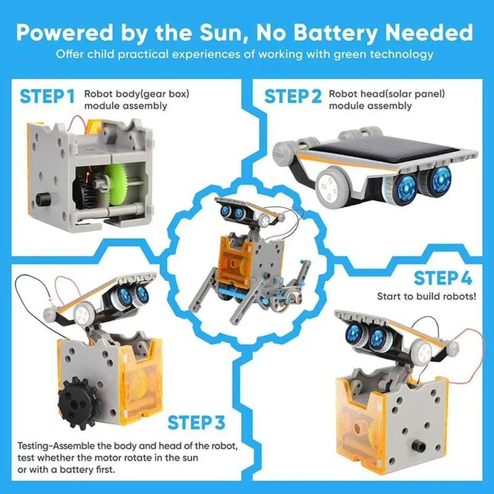 Kit de ciencia Robot con energ - Electronics Project Kit reseña y precio